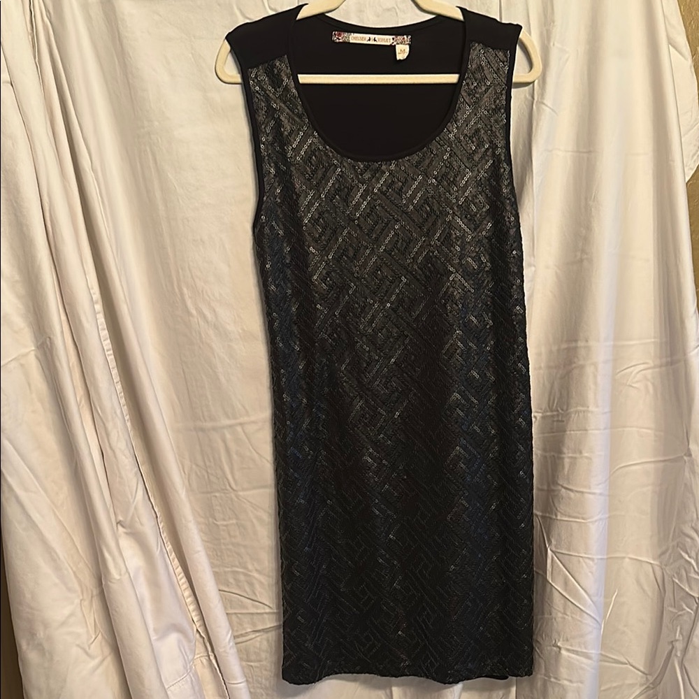 Chelsea & Violet Black Sheath Mini Dress